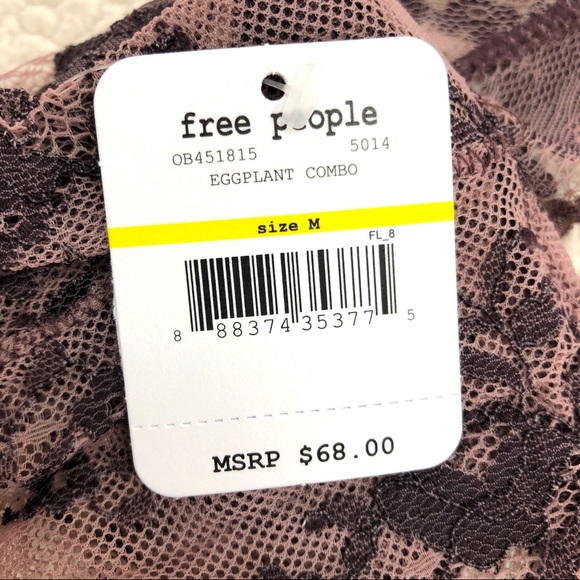 Free People Too Cute To Handle Eggplant Bodysuit - Picture 14 of 16